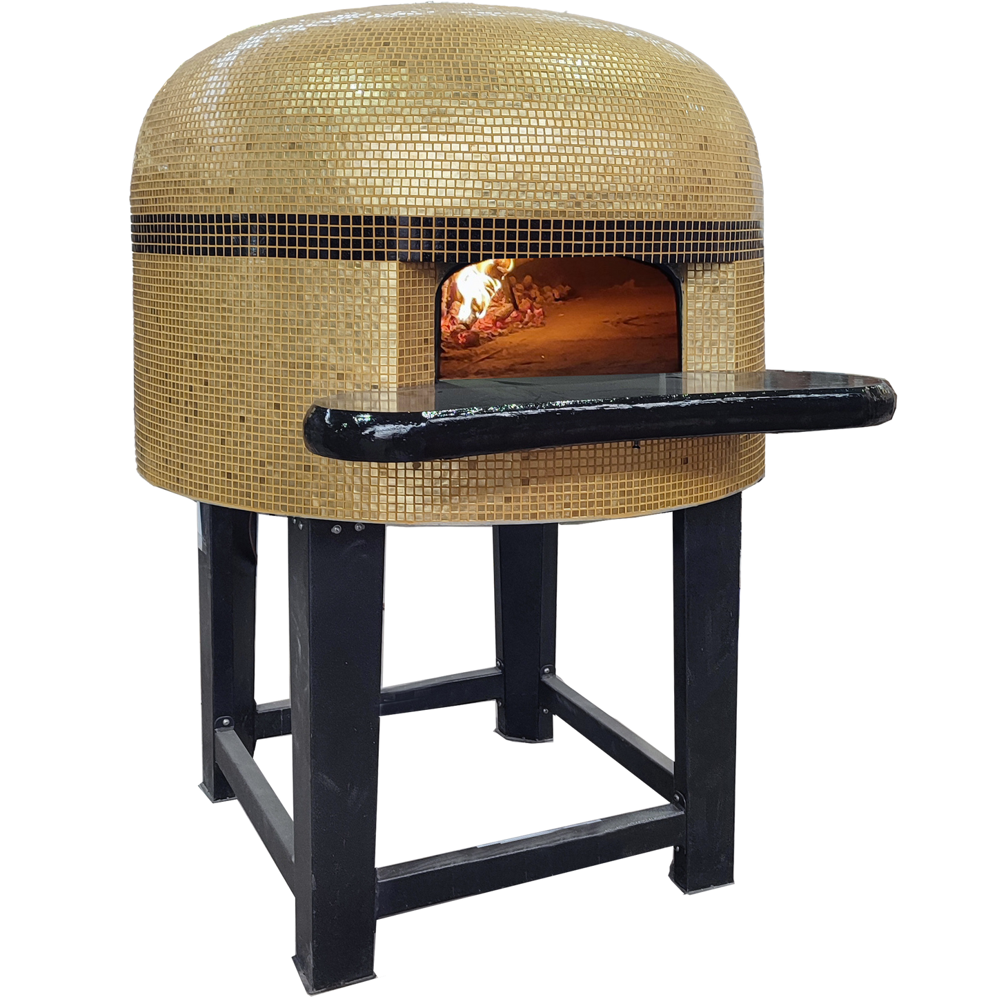 Di Fiore Forni - Forno Rotante per Pizzeria Professionale Modello Napoli con Mosaico Edizione ORO